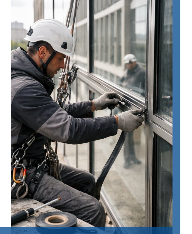 Ремонт витражных конструкций в Дальнереченске от 3567 р. | ВЫСОТНИК-Длн