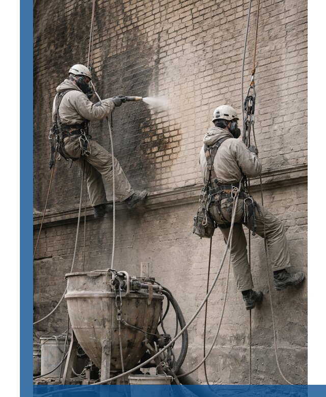 Пескоструйная очистка фасадов в Дальнереченске профессионально