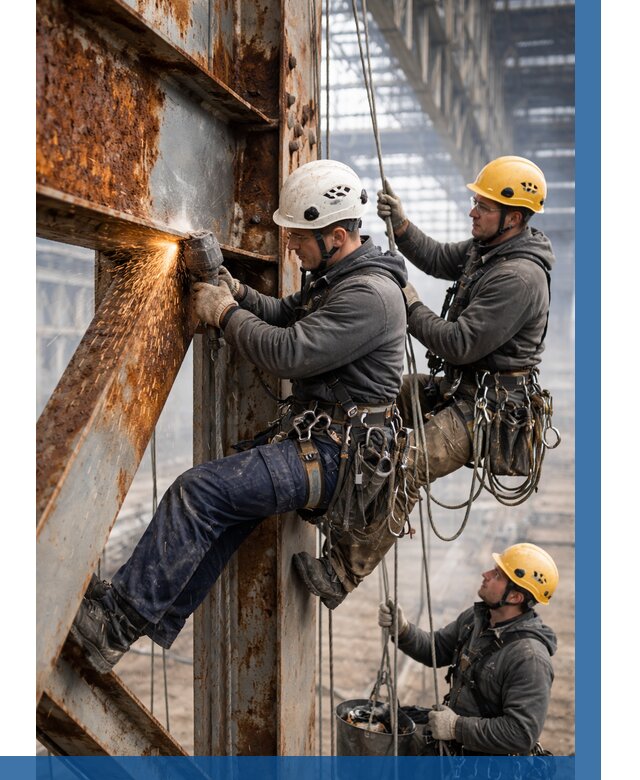 Зачистка металла от ржавчины в Дальнереченске от 357 р. | ВЫСОТНИК-Длн