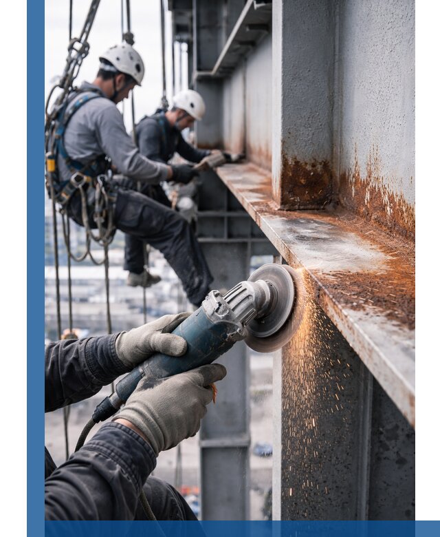 Зачистка металла от ржавчины и подготовка поверхностей в Дальнереченске