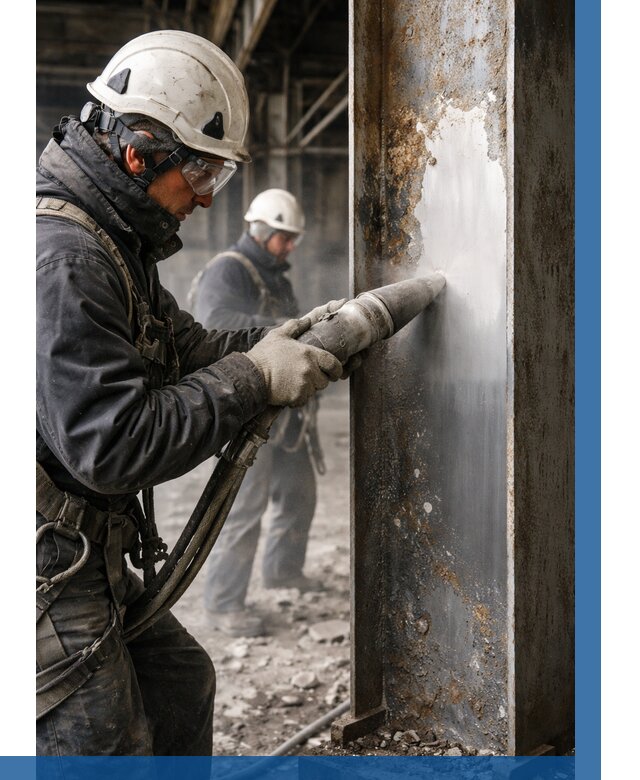 Удаление старой краски с металла в Дальнереченске от 459 р. | ВЫСОТНИК-Длн