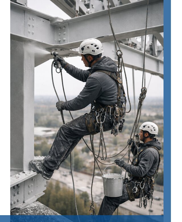 Покраска металлоконструкций на высоте в Дальнереченске 357 р |ВЫСОТНИК-Длн