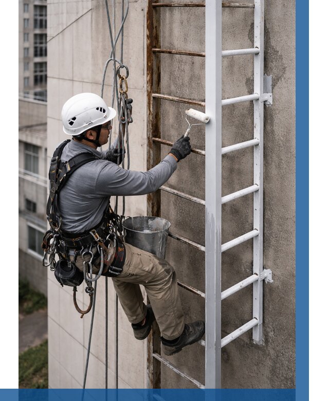 Покраска пожарных лестниц в Дальнереченске от 4586 р. | ВЫСОТНИК-Длн