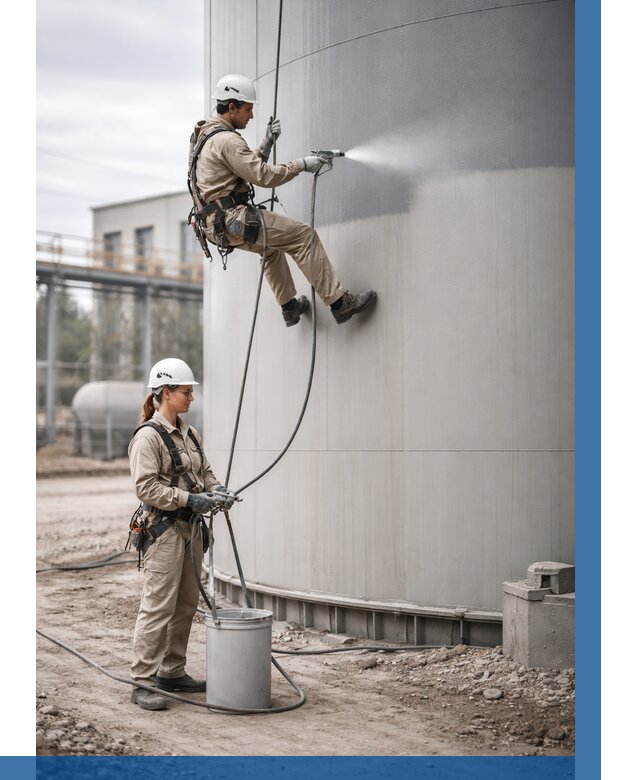 Покраска резервуаров в Дальнереченске от 1223 р. | ВЫСОТНИК-Длн — заказать