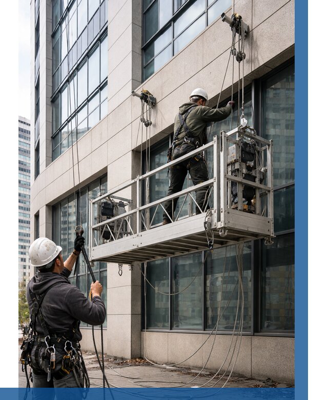 Монтаж и подъем фасадной люльки в Дальнереченске от 12228 р. | ВЫСОТНИК-Длн