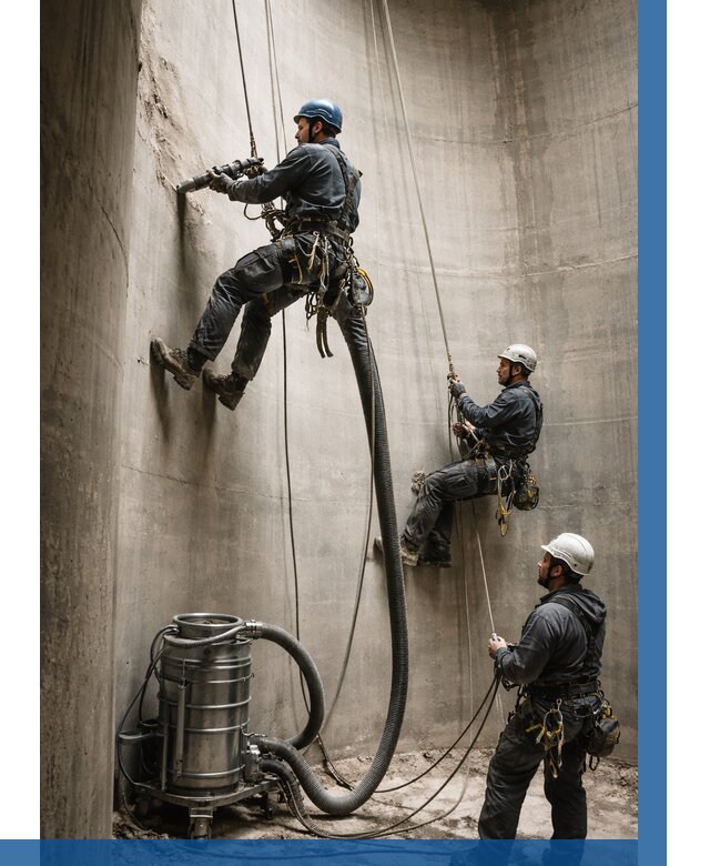 Зачистка силосов в Дальнереченске от 4586 р. Договор и смета ВЫСОТНИК-Длн