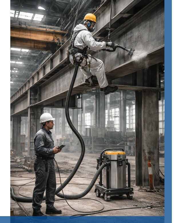 Обеспыливание конструкций в цехе в Дальнереченске от 4280 р. | ВЫСОТНИК-Длн