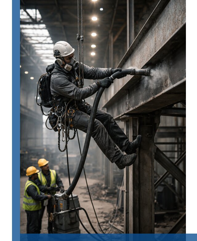 Обеспыливание конструкций в цехах промышленного производства в Дальнереченске