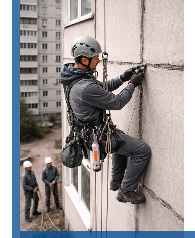 Обследование межпанельных швов и герметизация в Дальнереченске