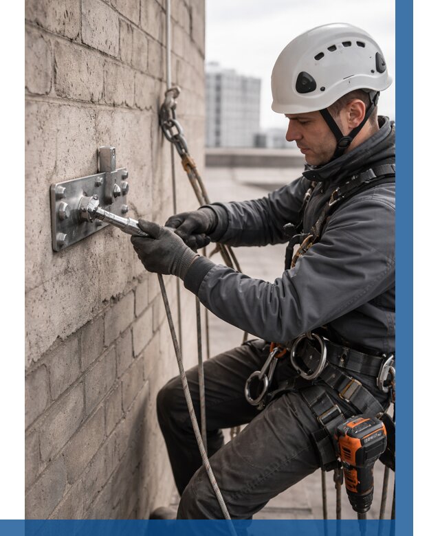 Установка анкерных точек в Дальнереченске от 3567 р. | ВЫСОТНИК-Длн