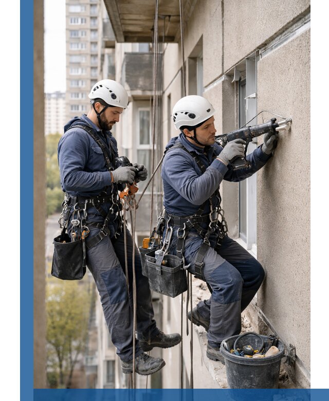 Промышленные альпинисты высотные работы и монтаж в Дальнереченске